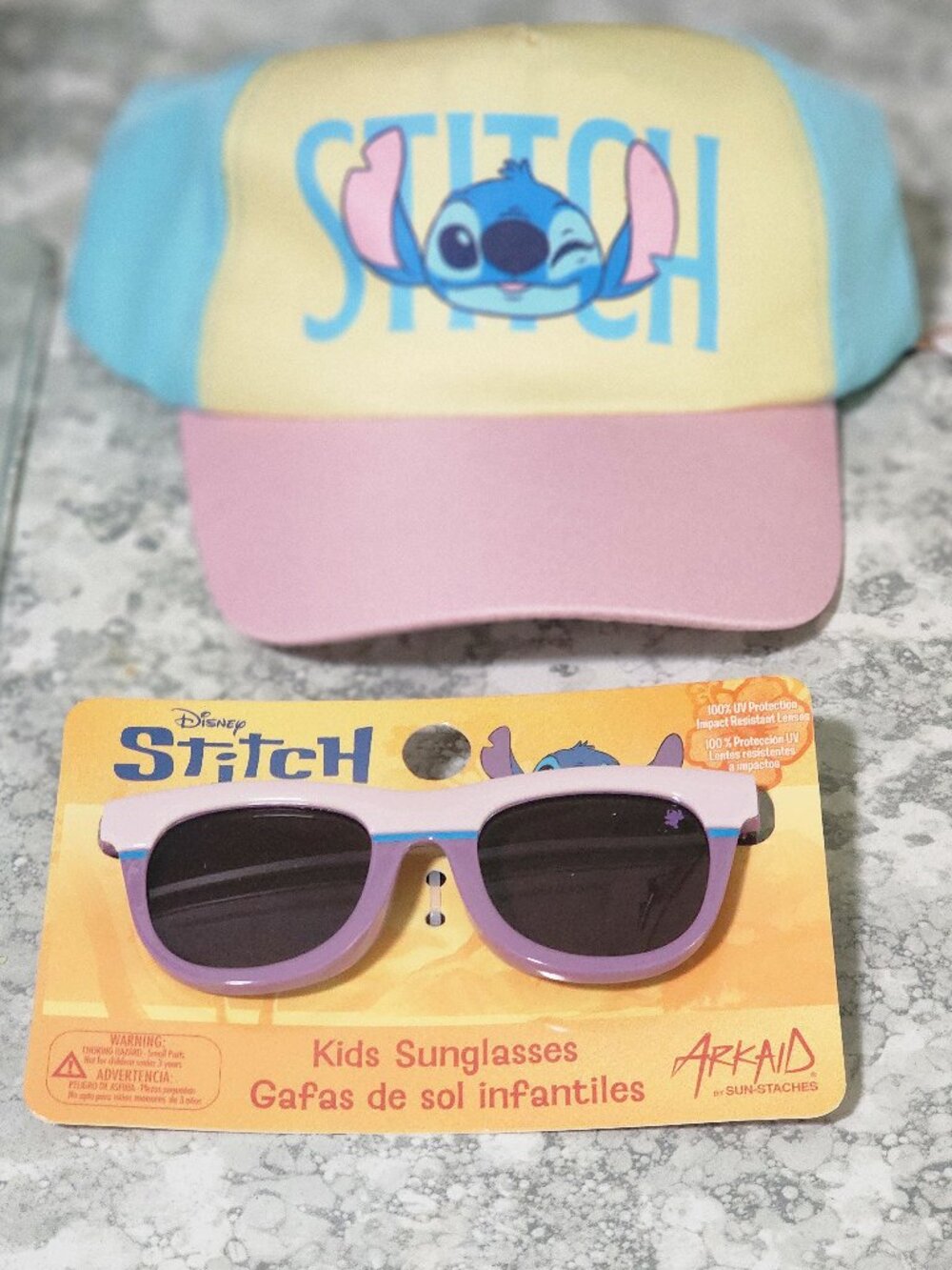 "Disney Stitch " Children's Ball Cap and UV Sunglasses Set_ NWT